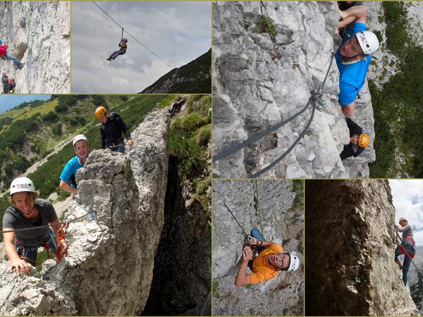 Im Klettergarten "Erlspitze"!