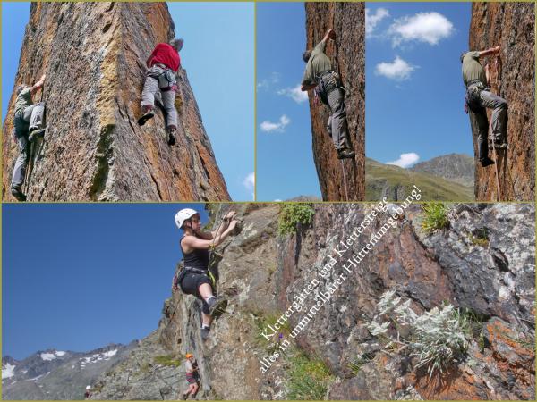 Klettergärten in unmittelbarer Hüttenumgebung!