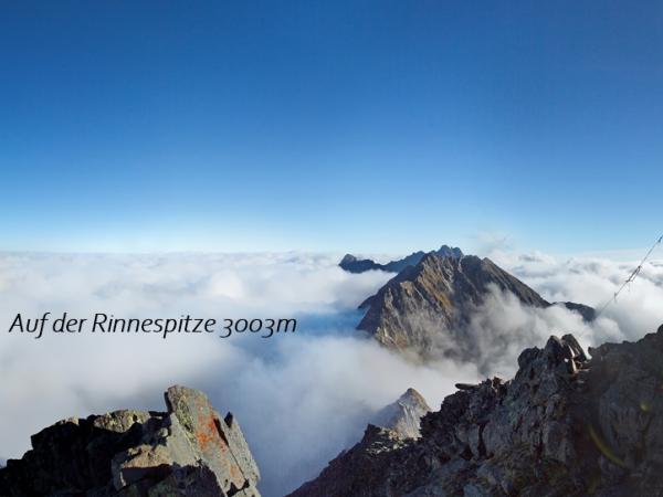 Auf der Rinnenspitze 3003m