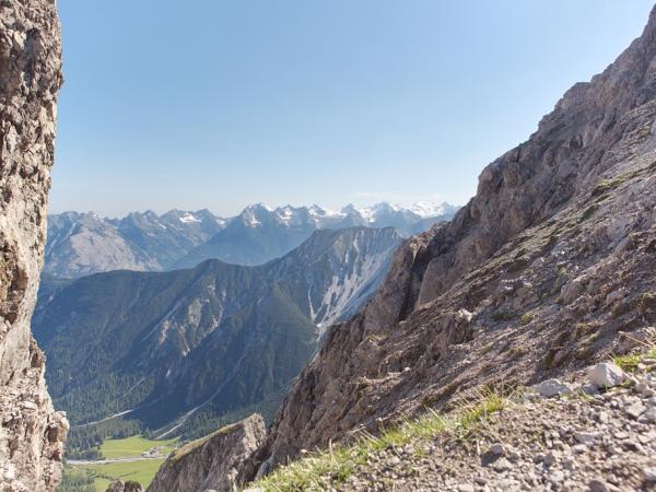 Unterwegs auf dem Höhenweg-Blich ins Karwendel
