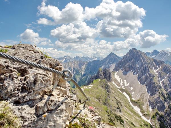 Nahe der Nördlingerhütte mit Blick auf die Freyungen