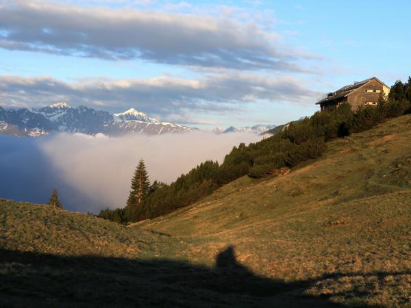 Nebeldecke über dem Inntal