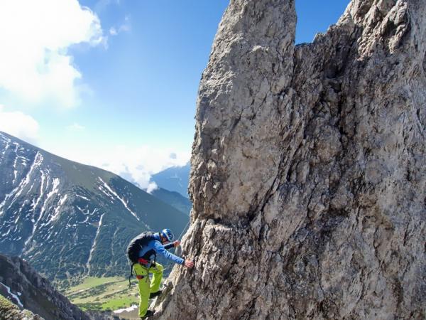 ...am Westgrat der Erlspitze!