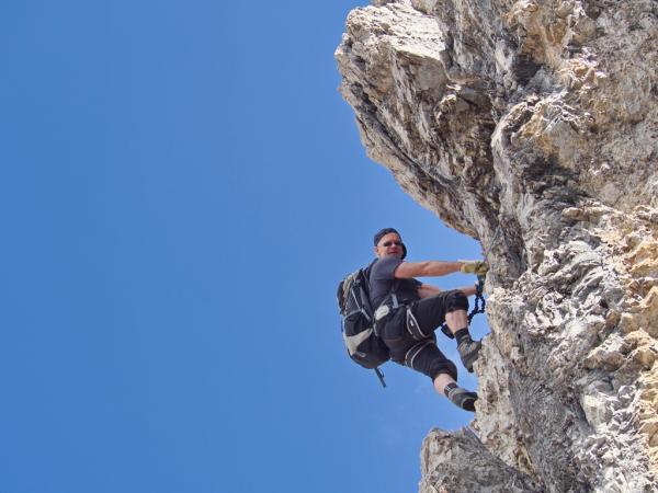 Ein netter Zufall die Begegung mit einem altbekannten Bergler!