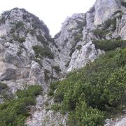 Das Kamindl auf dem Zirler Schützensteig zum Solsteinhaus